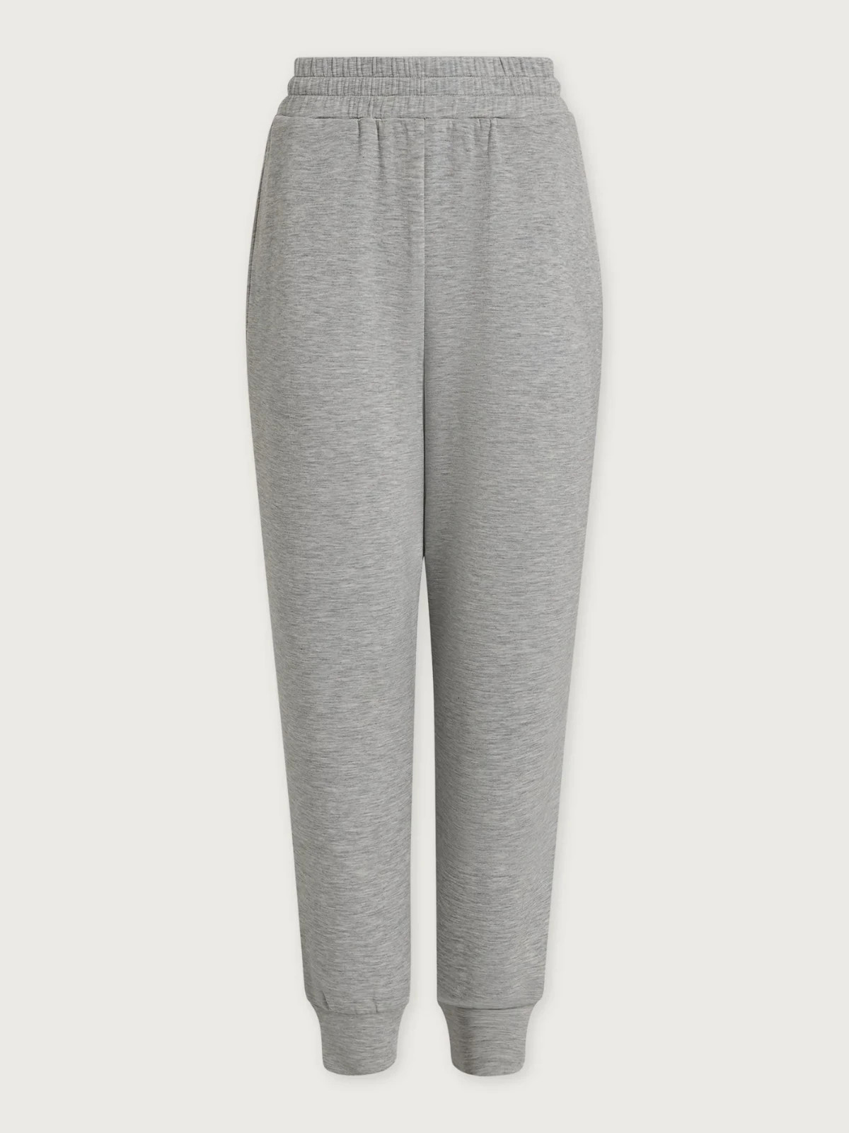 Varley The Slim Cuff Pant 27.5″ in Light Grey Marl, Size Small