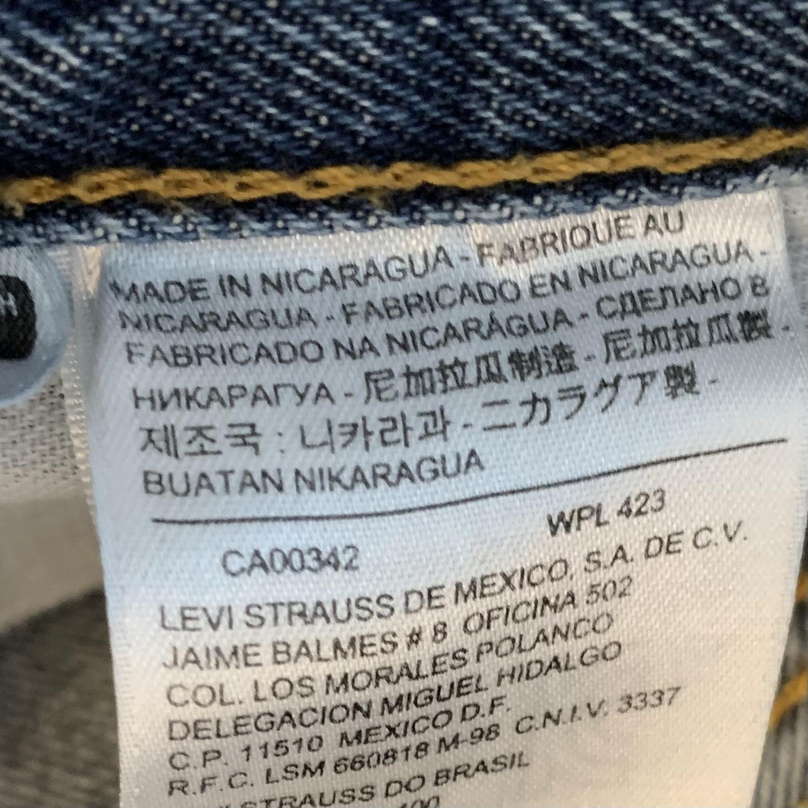 Levis 505 Jeans Mens 31×27 Blue Medium Wash Straight Leg Raw Hem Denim Pants