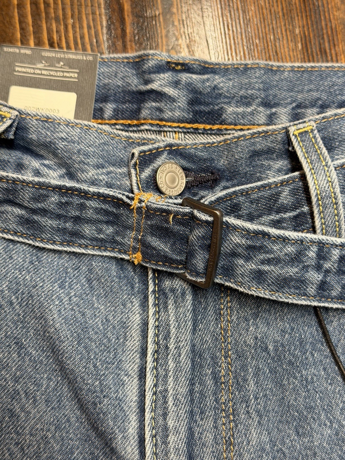 Levi’s Premium Twisted Baggy Men’s Jeans, 100% Cotton, Non-Stretch, 33×30, NWT