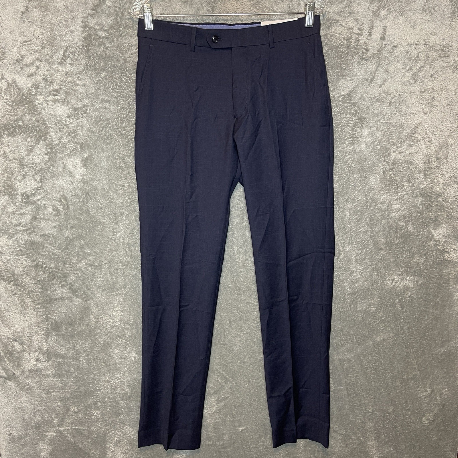 Tommy Hilfiger Mens Modern Fit TH Flex Stretch Solid Performance Pants Navy