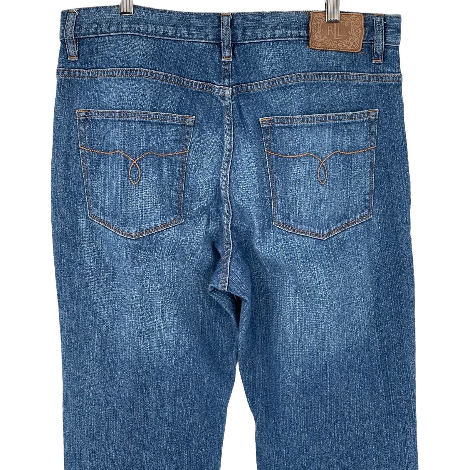 Lauren Ralph Lauren Classic Straight Leg Jeans Medium Wash High Rise Women 12