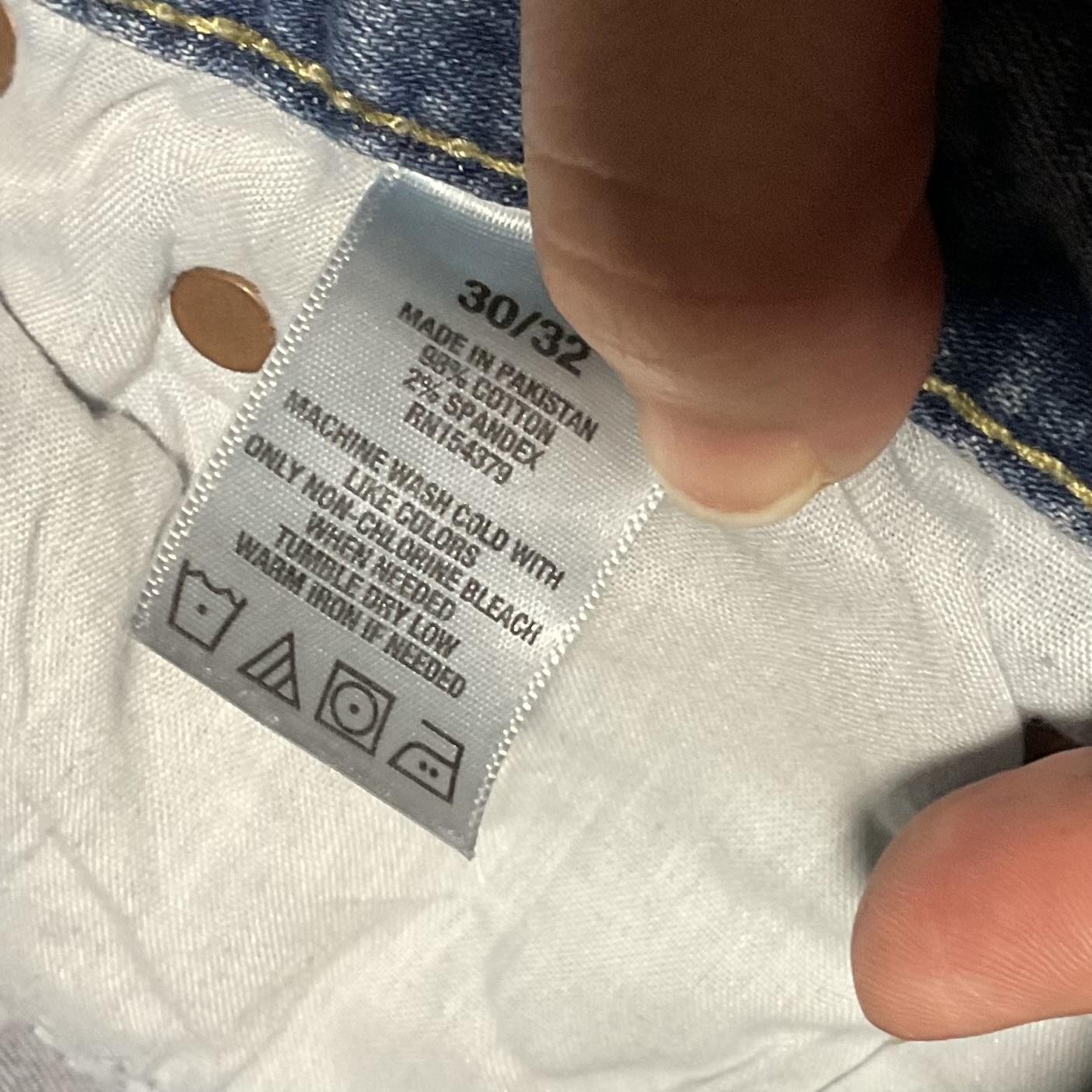 Aeropostale Jeans Mens 29×30 Light Wash Slim Straight Distressed Denim Stretch
