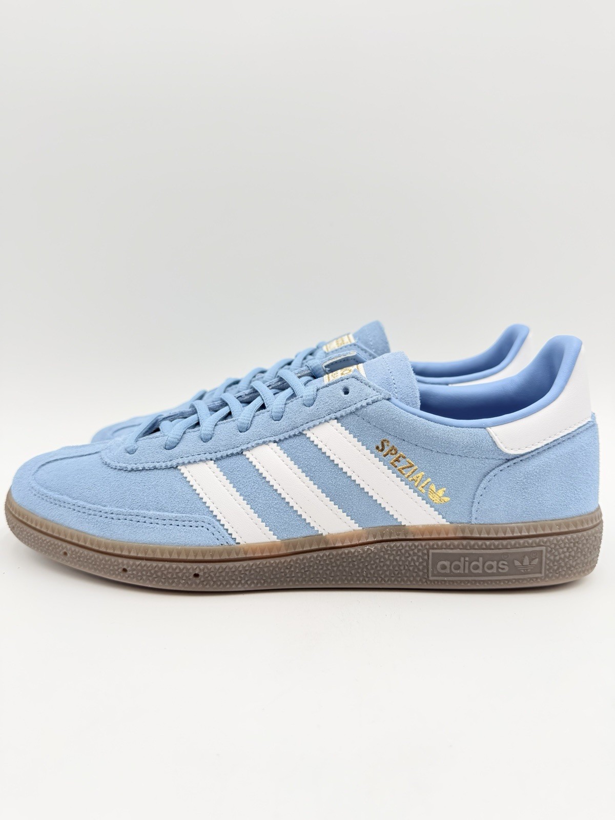 Adidas Men’s Handball Spezial Originals Size 10.5 Light Blue White |BD7632|