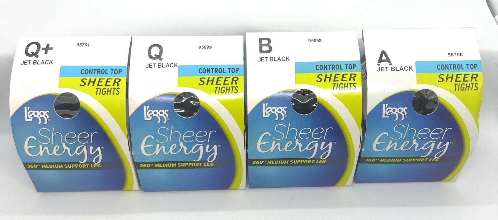 L’eggs Sheer Energy Control Top Sheer Tights Medium Support Leg Pantyhose,Choose