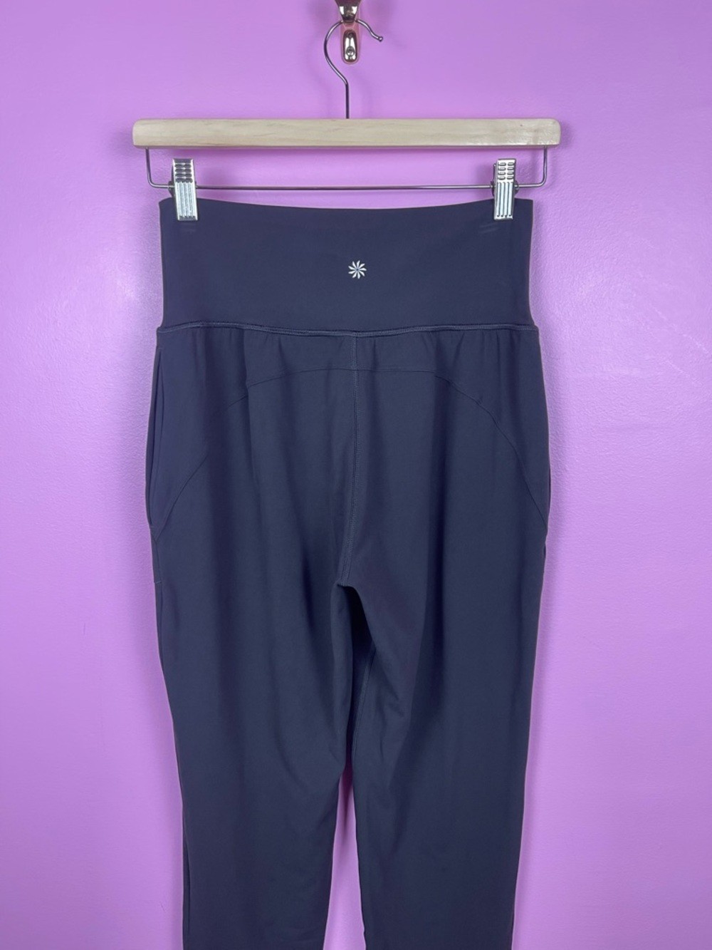 Athleta Salutation High Rise Jogger Black Powervita Women’s Small