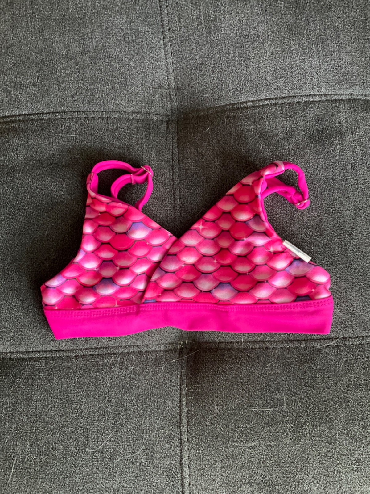 EUC Fin Fun Malibu Pink Bandeau Bikini Set Size Small