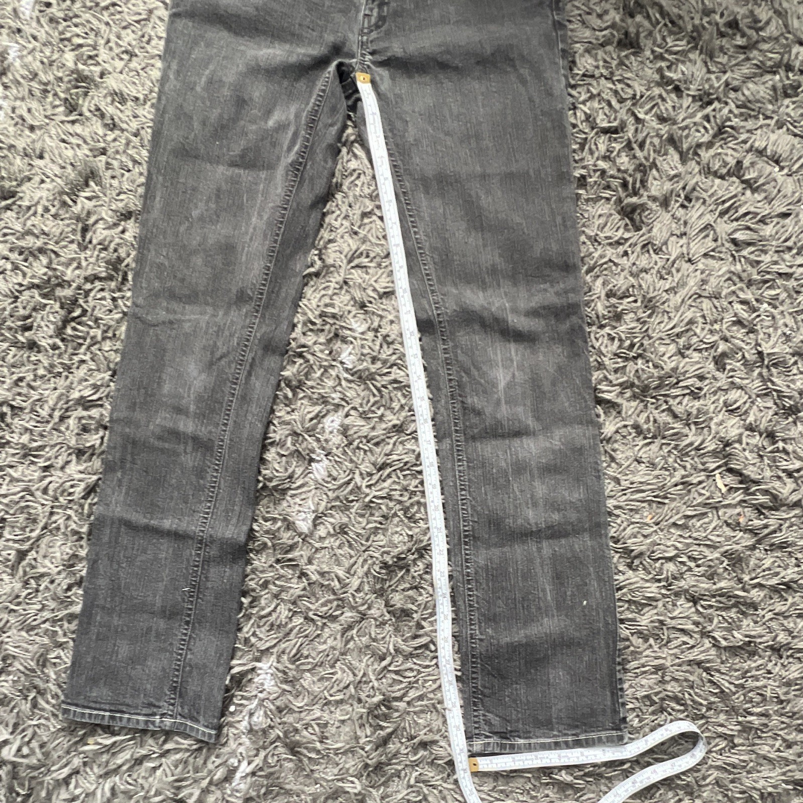 Diesel Gray Dark Wash Slim Skinny Jeans Stretch Denim 5-Pocket Low Rise