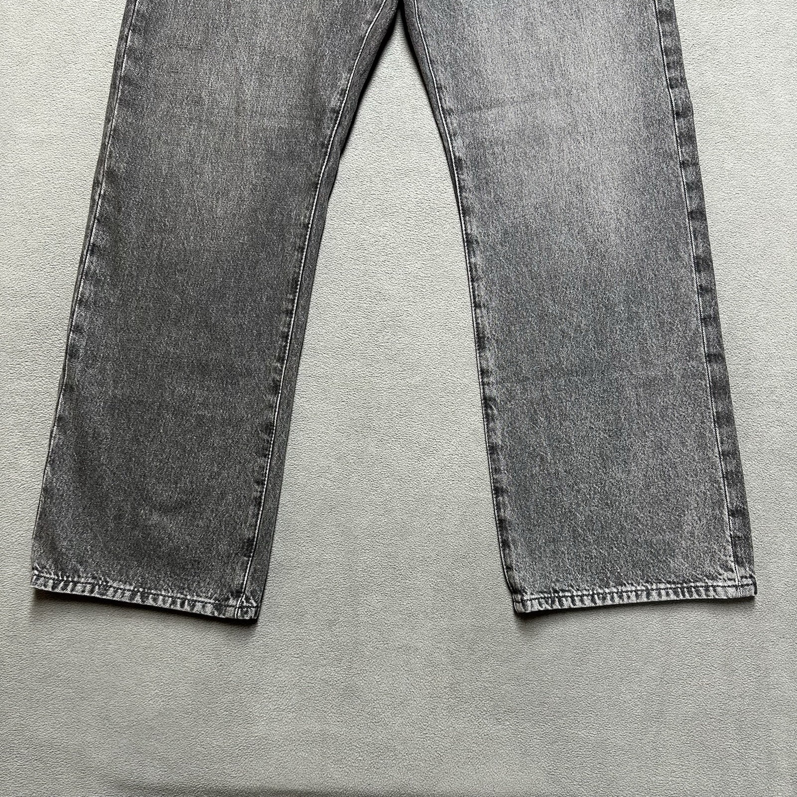 NWT Gap 90s Loose Jeans Mens 31×30 (33×29) Gray Washed Black Denim Baggy