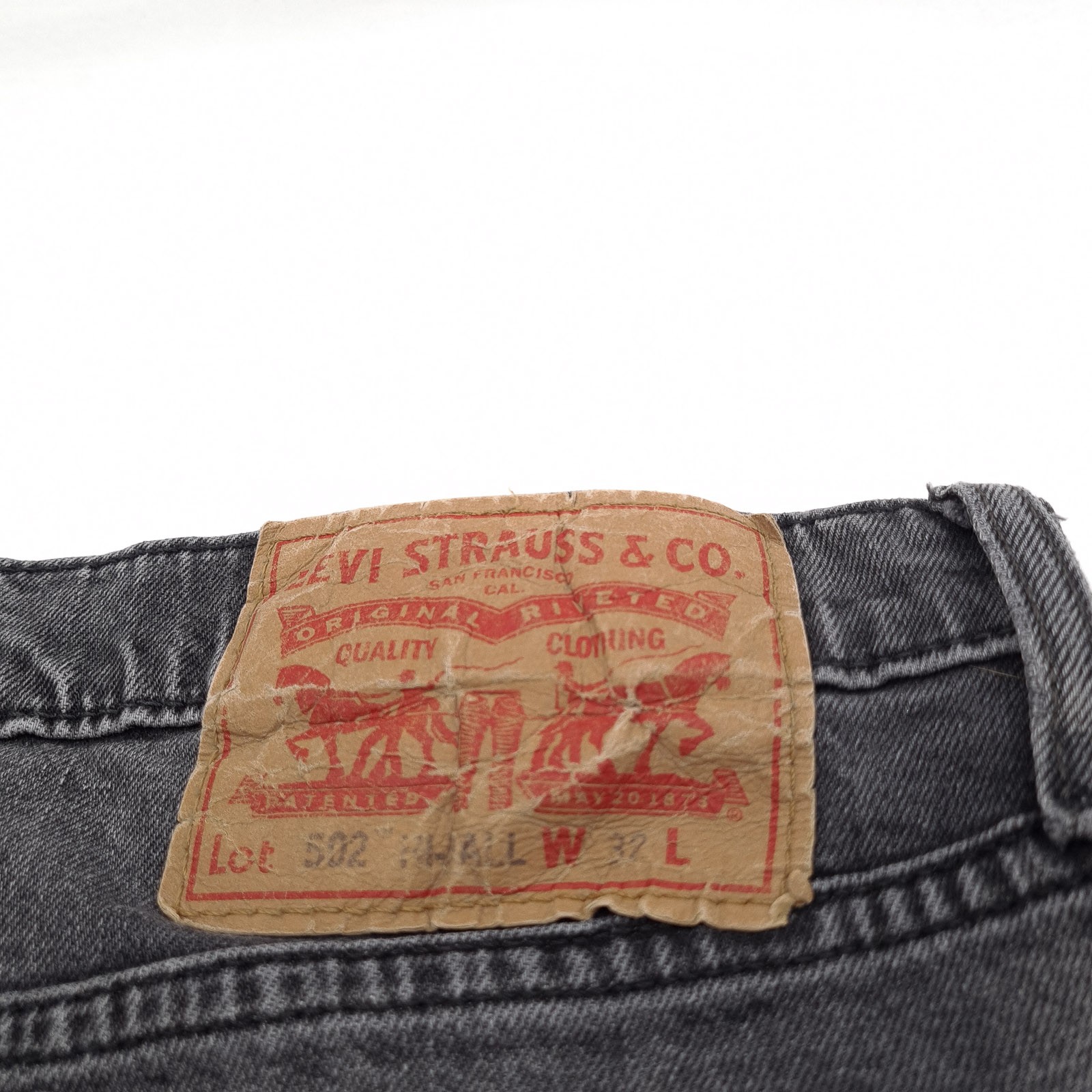 Levi’s Jeans 502 Men Stretch Regular Tapered Aj8 Size W32 L30