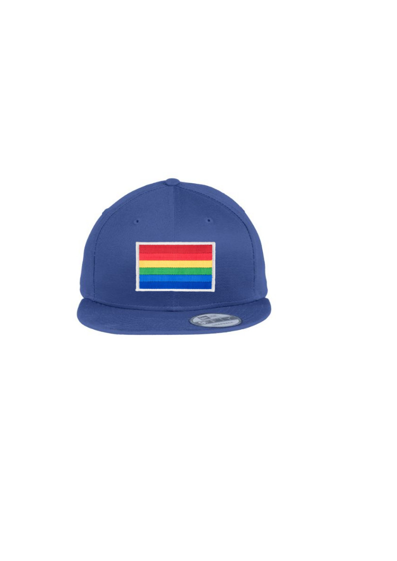ROYAL New Era NE400 9Fifty Hat/Cap w/ Rainbow Stripes Gay Pride LGBTQ