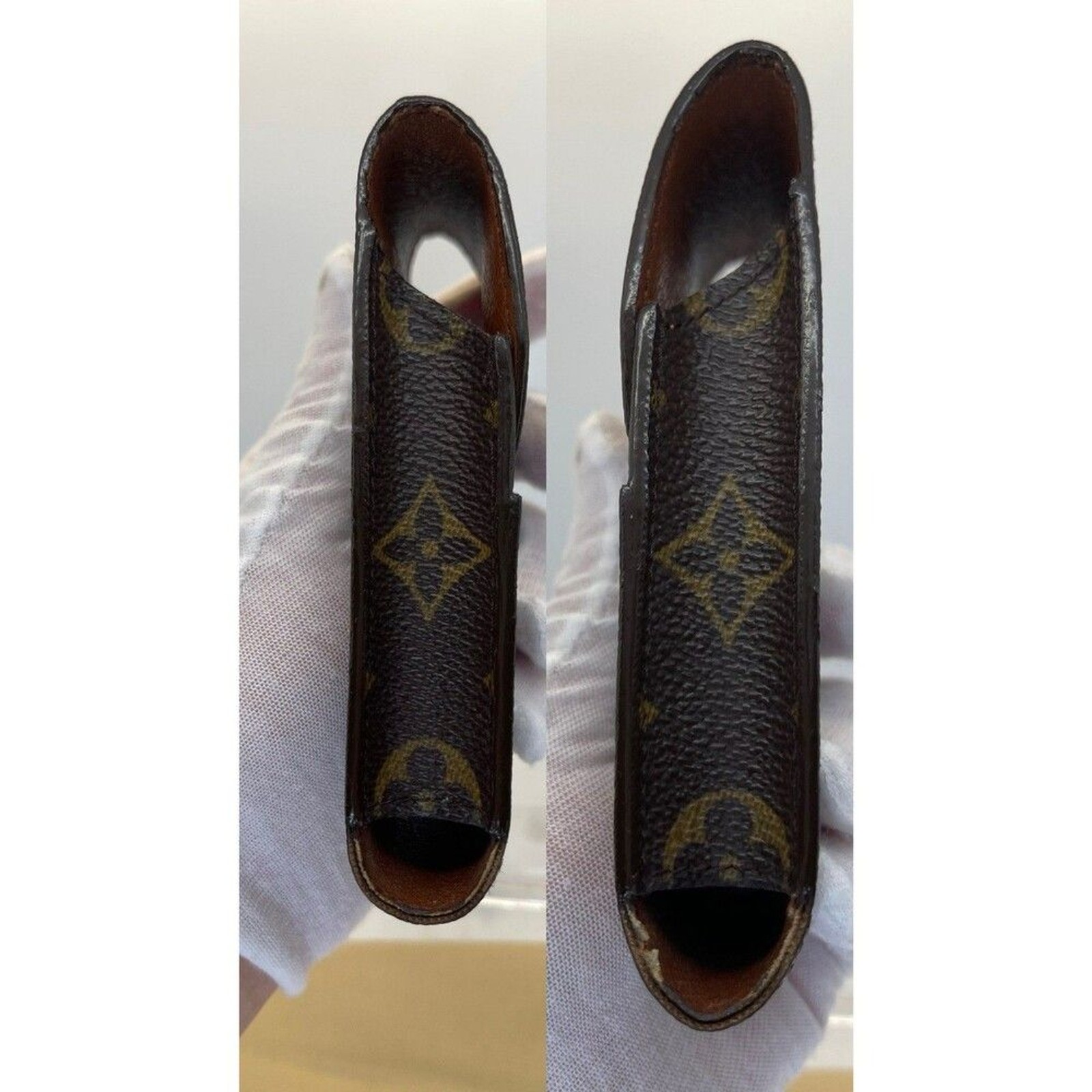 Louis Vuitton Monogram Cigarette Tobacco Case Brown w/ Dust Bag – Authentic/78