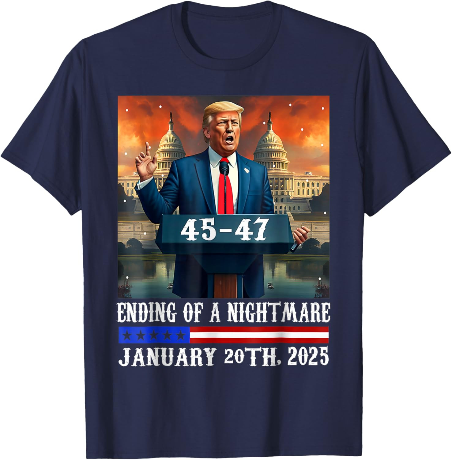 Ending Of A Nightmare January 20th 2025 Sweatshirt T-shirt