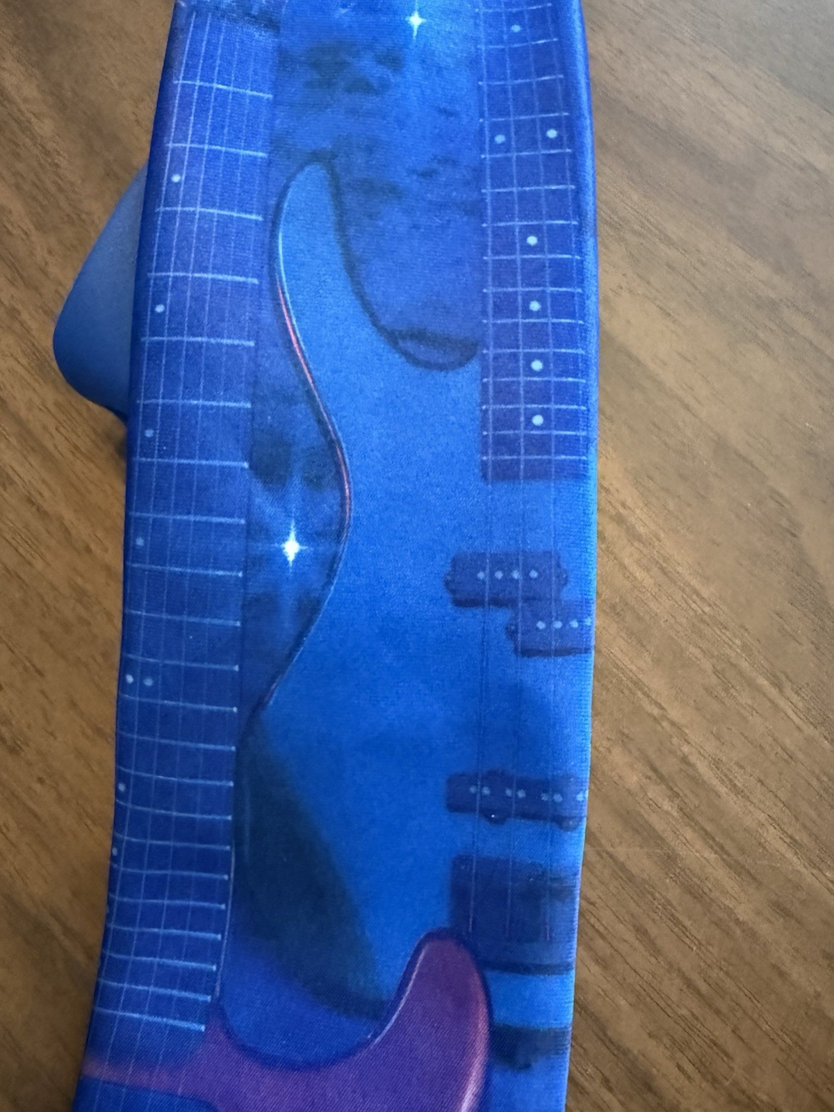 Vintage 1992 Ralph Marlin Electric Guitars Purple Blue Neck Tie Wil D. West USA