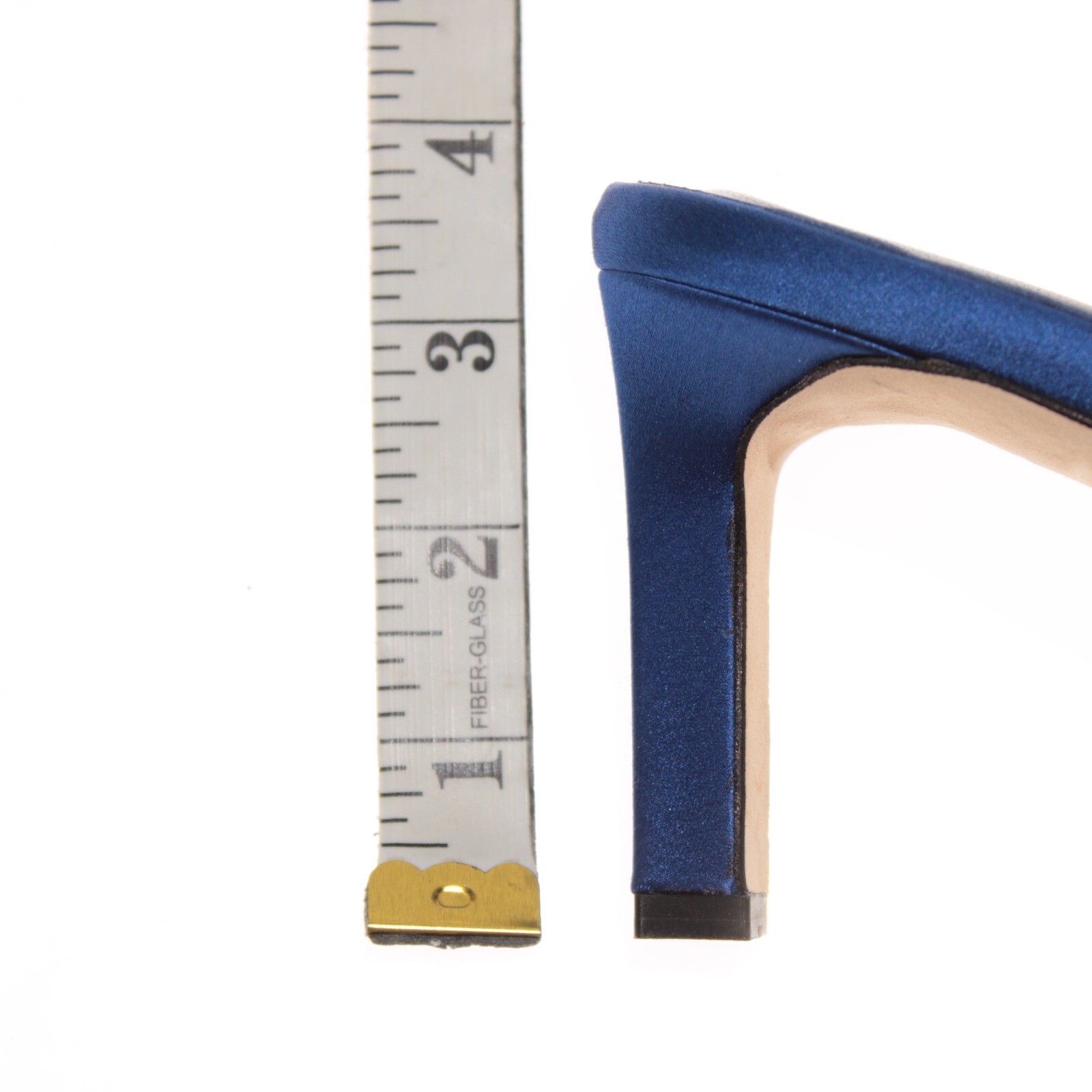 Lafayette 148 NWB Elora 70mm Fringe Satin Heels Size 39 US 9 in Tile Blue