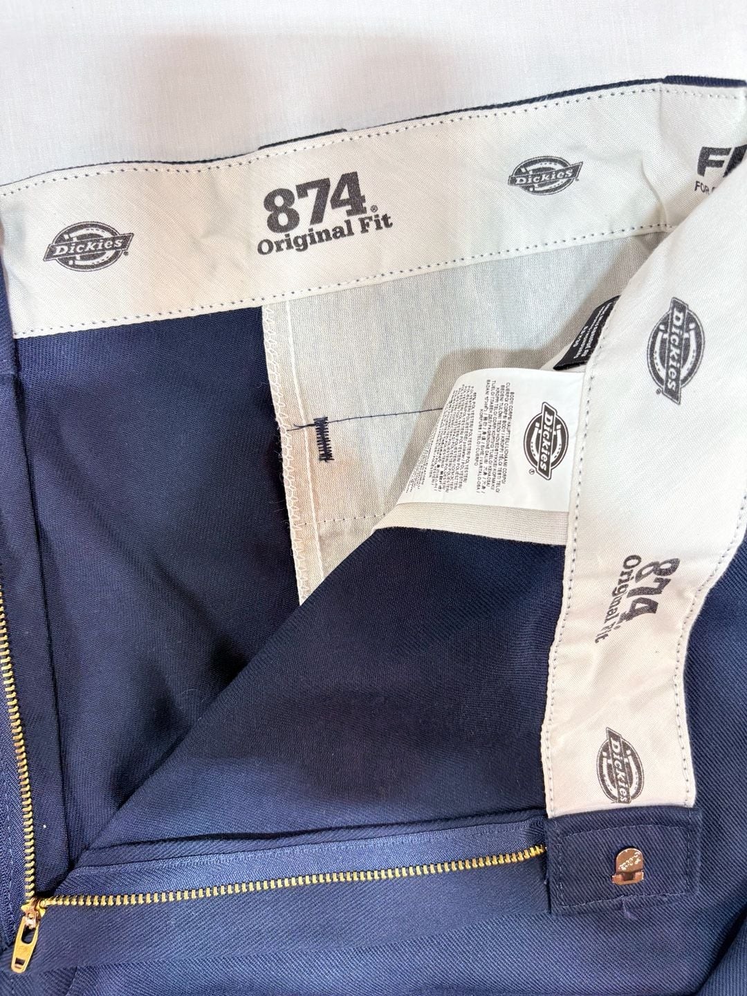 Dickies 874 Original Fit FLEX Work Pants Navy Blue 44×30