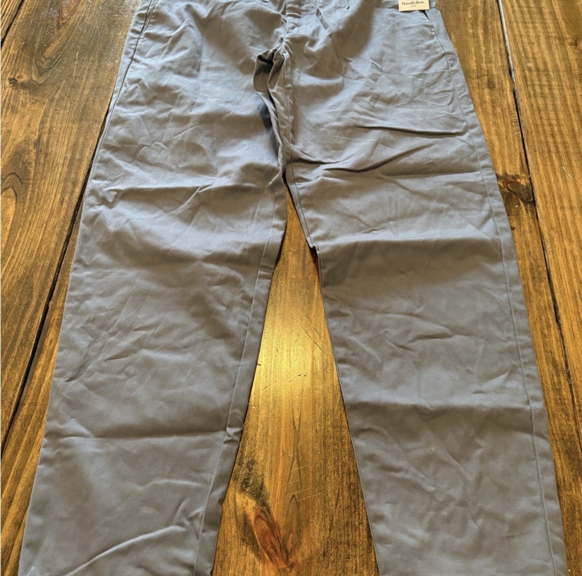 Goodfellow & Co Men’s Gray Pleated Front Slim Tapered Stretch Twill Pants 30/30