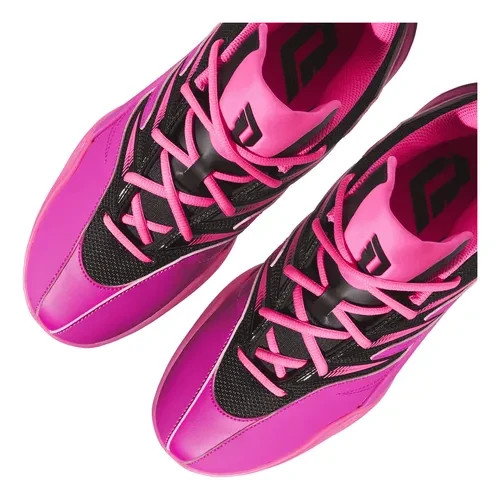 Adidas US 11 Men’s Pink Black Lifestyle Basketball Dame Certified 3 JI1545 New