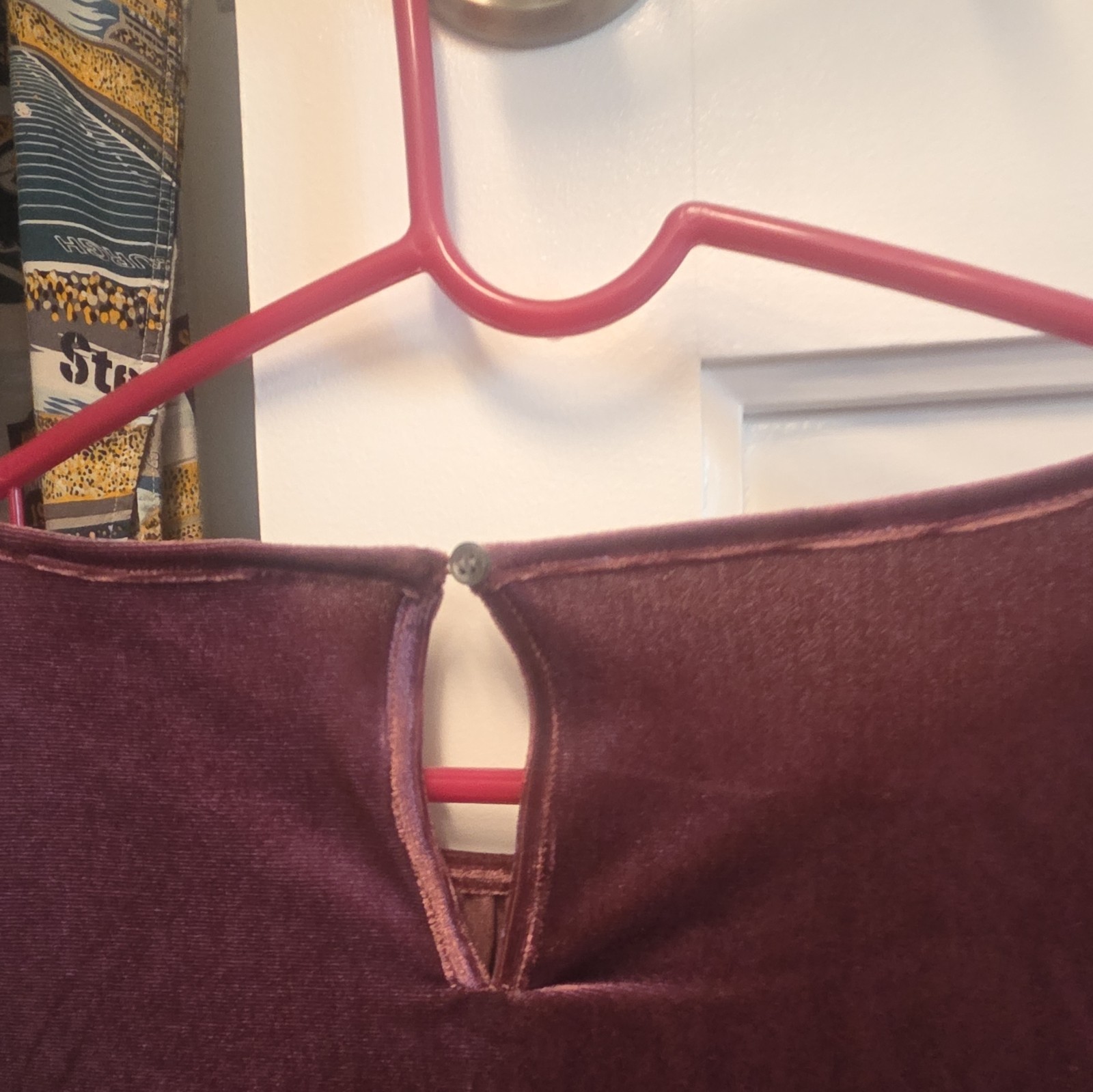 LOFT Rich Royal Purple Velvet Blouse Ruched Cinched Sleeve – Size XXL
