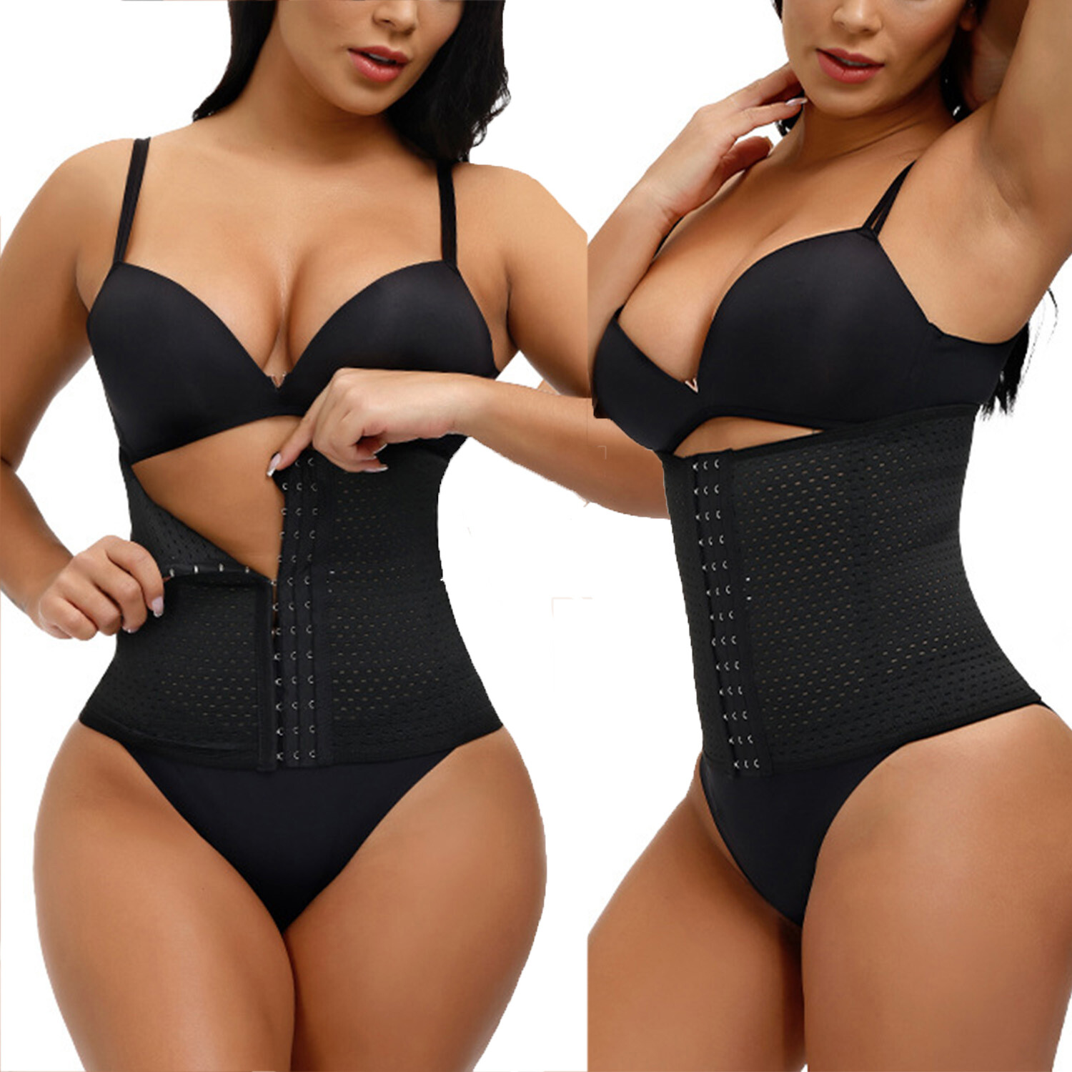 Corset Waist Trainer Training Shaper Body Shapewear Underbust Cincher Belly Belt