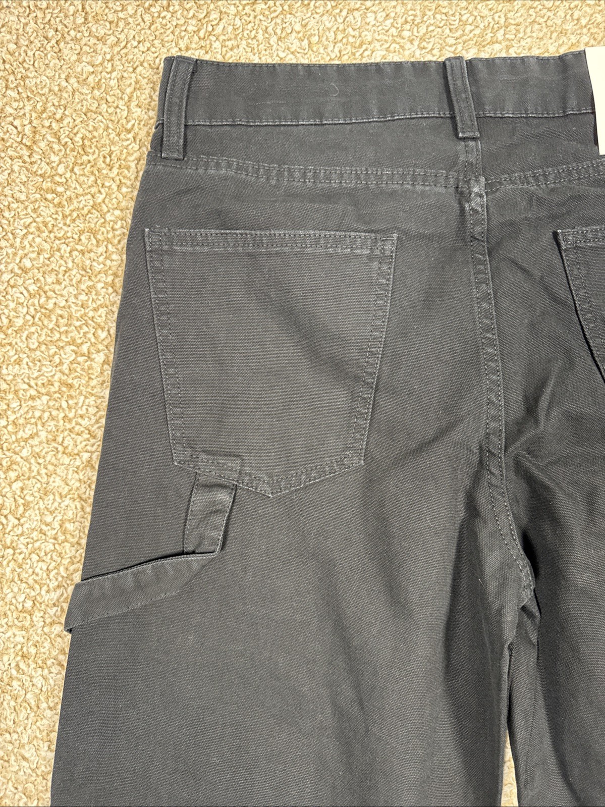 NEW Original Use Carpenter Utility Pants 30×30 Black Relaxed Fit NWT $30 Retail