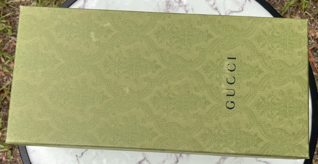 Gucci Men’s GG Slides – USED – Size 9 with Original Box