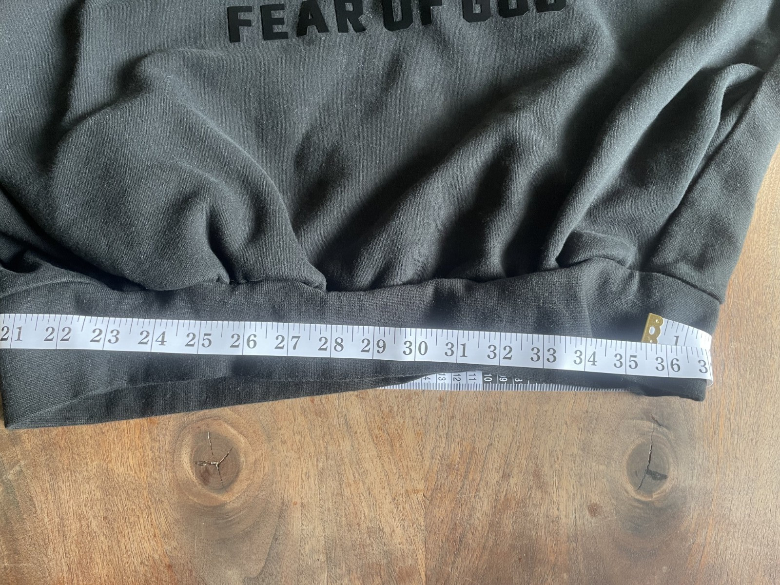 Fear of God Essential Hoodie Stretch Limo Black Size Medium