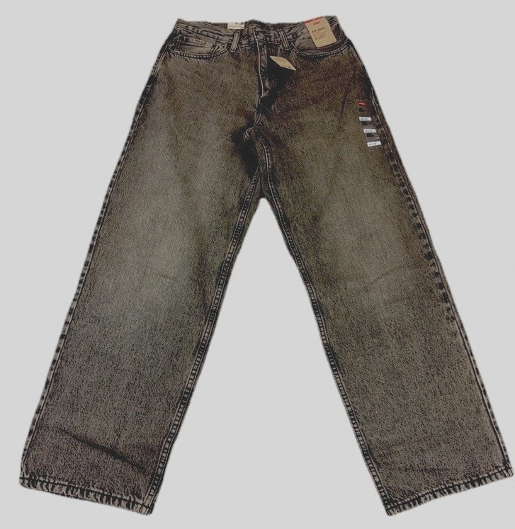 Nwt Levi’s 578 Baggy Denim Jeans Mens 34 X 32 Y2K Cotton Black Gray A4750-0029