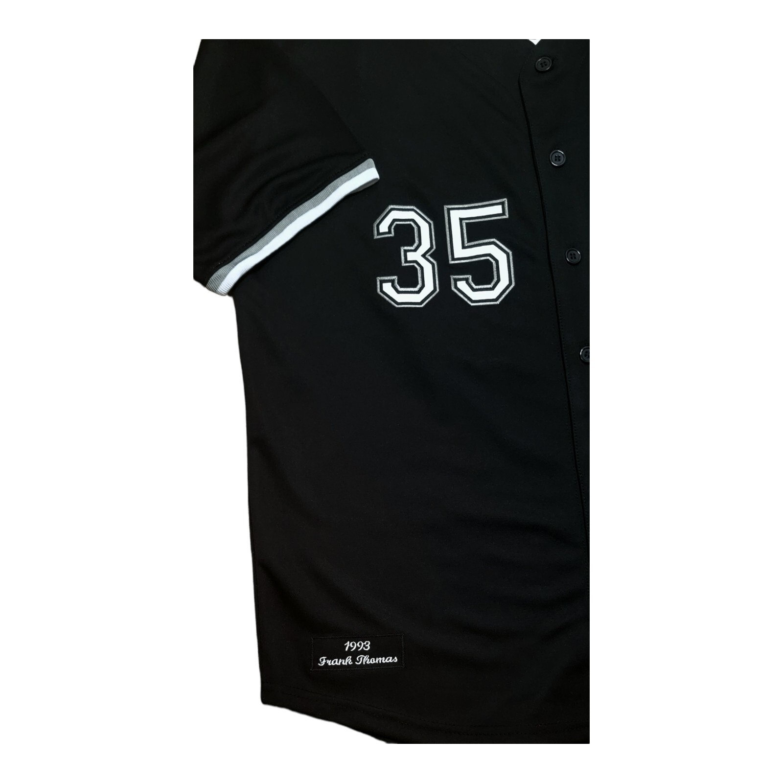 Frank Thomas Chicago White Sox 1993 Men’s Black Baseball Jersey