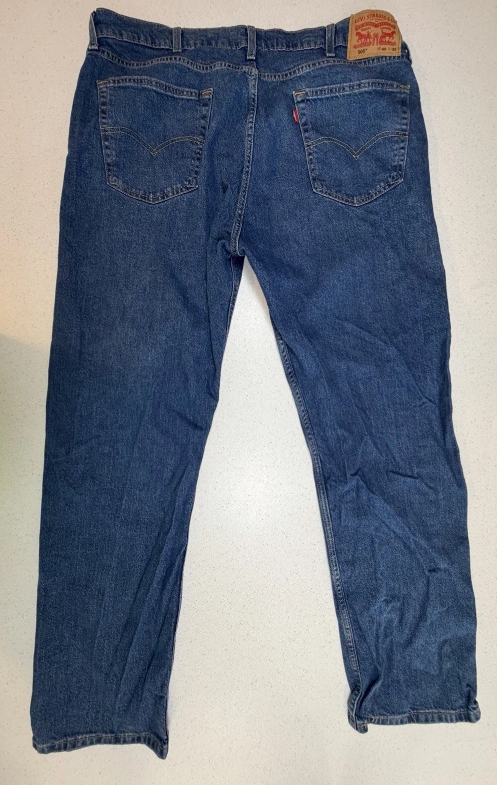 Levi’s 500 Series Men’s Blue Denim Straight Regular Fit Jeans