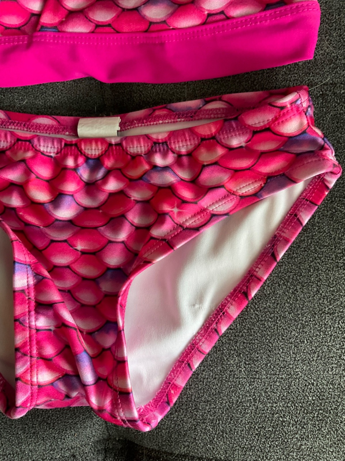 EUC Fin Fun Malibu Pink Bandeau Bikini Set Size Small