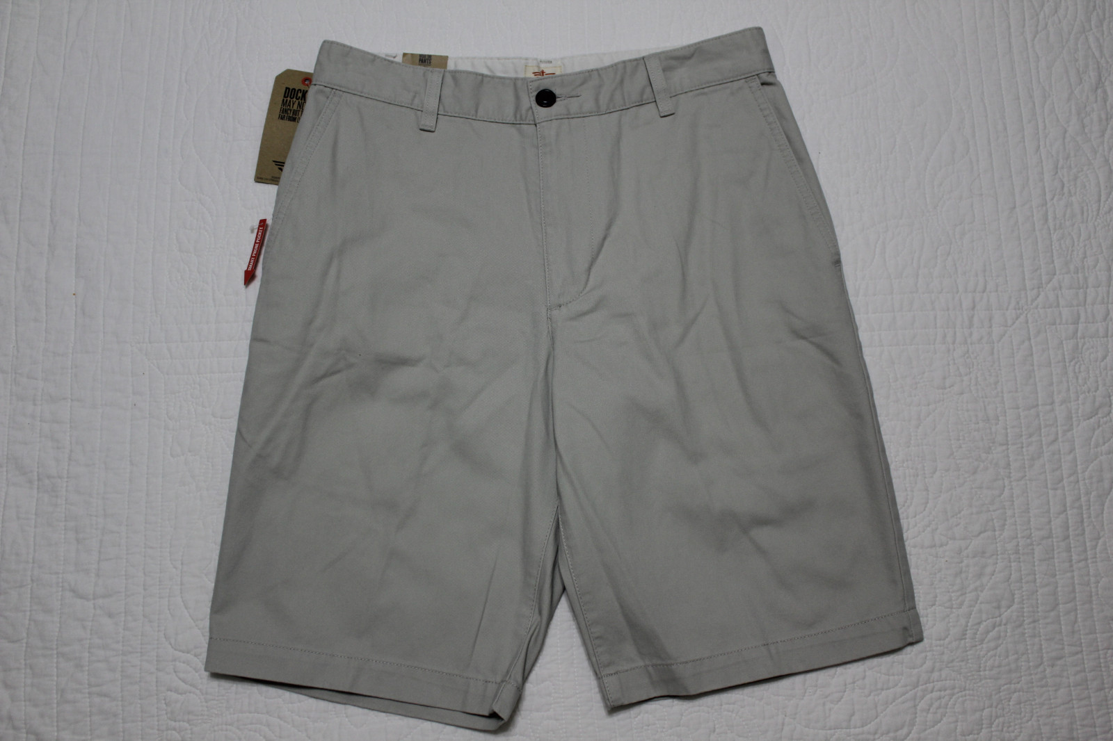 NEW Men’s Dockers The Perfect Short Sz 30 32 33 34 42 Light Beige or Dark Beige