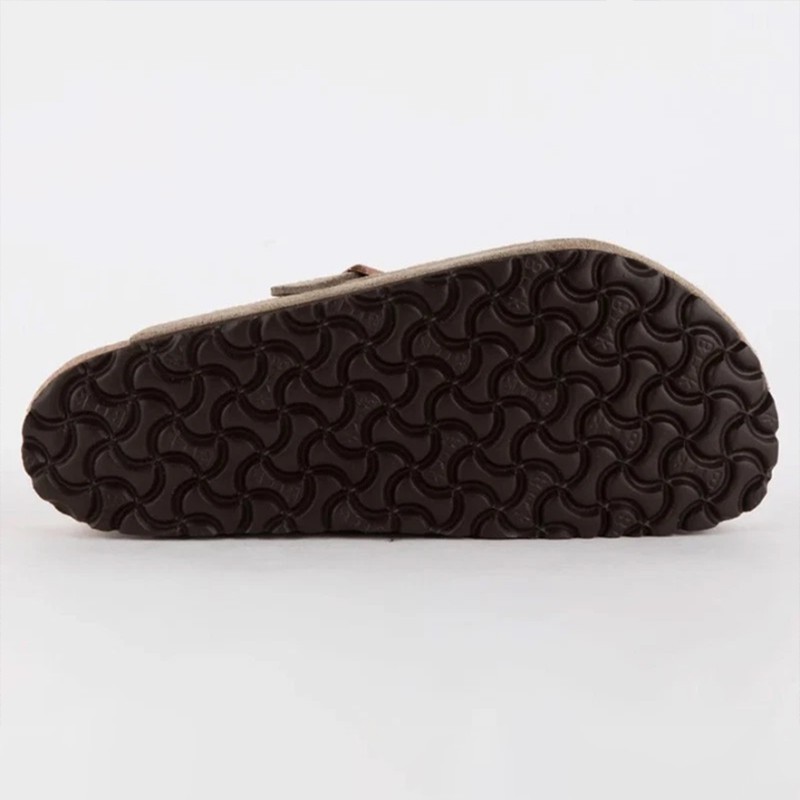 Birkenstock Boston Suede Leather Soft Footbed Unisex Clog Mocha Casual Shoes