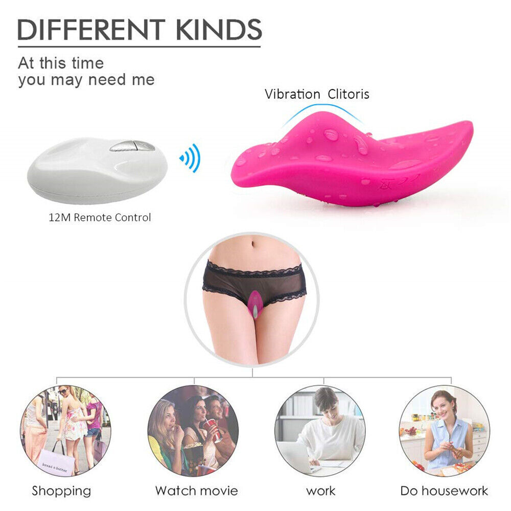 10 Function Vibrating Panties Underwear Women Panties Wireless Remote Control US