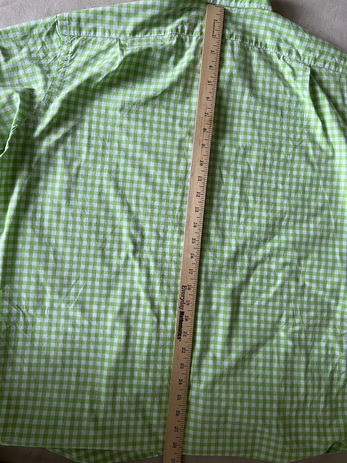 Polo Ralph Lauren Mens Green Button Up Collared Shirt Size XL