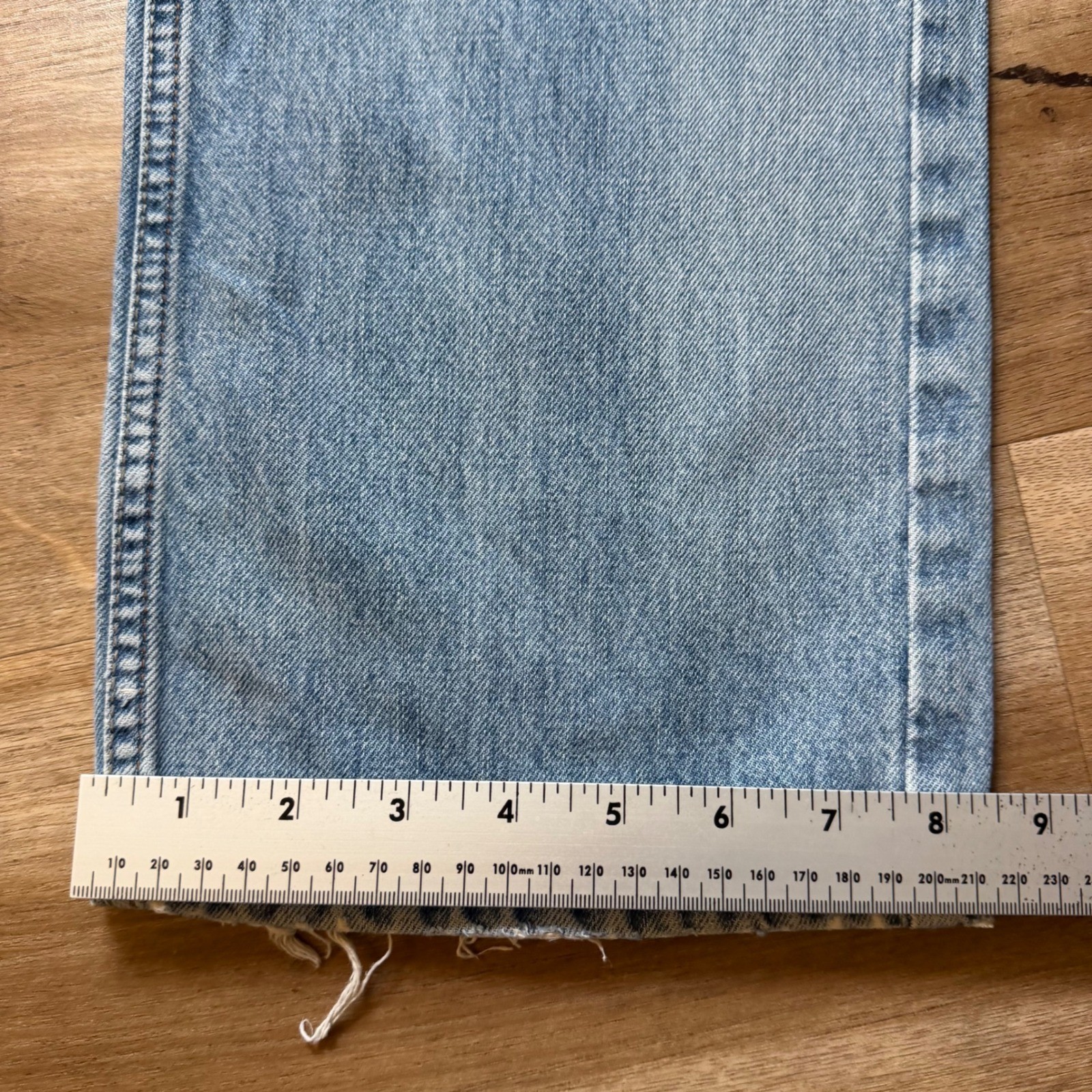 Diesel Larkee Jeans Men 33×34 Light Wash Distressed Straight Leg Denim 0800Z