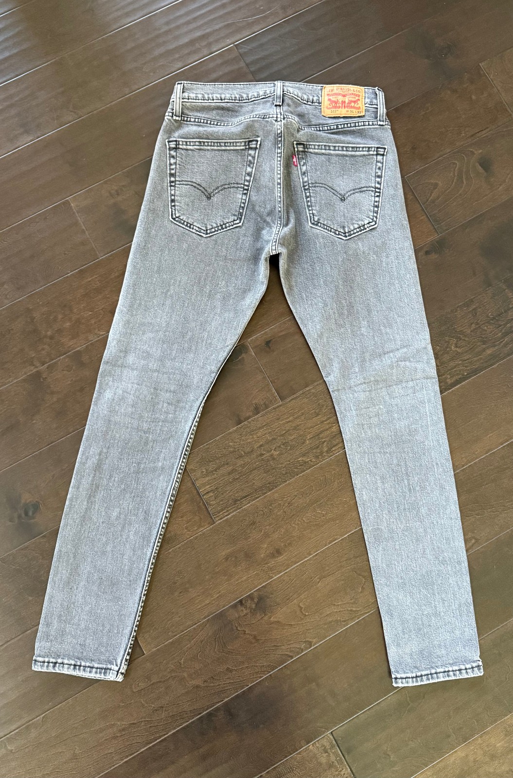 Levi’s 512 – Slim Taper Men’s Jeans – Gray – 31″ X 32″