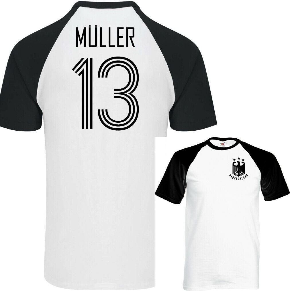 GERD MULLER T-Shirt West Germany Football Footballer Tee Top Kit