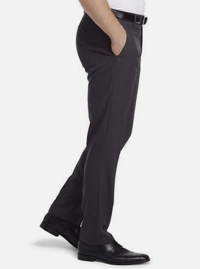 Van Heusen Traveler Dress Pants Slim Fit Premium Non Iron Wicking Black