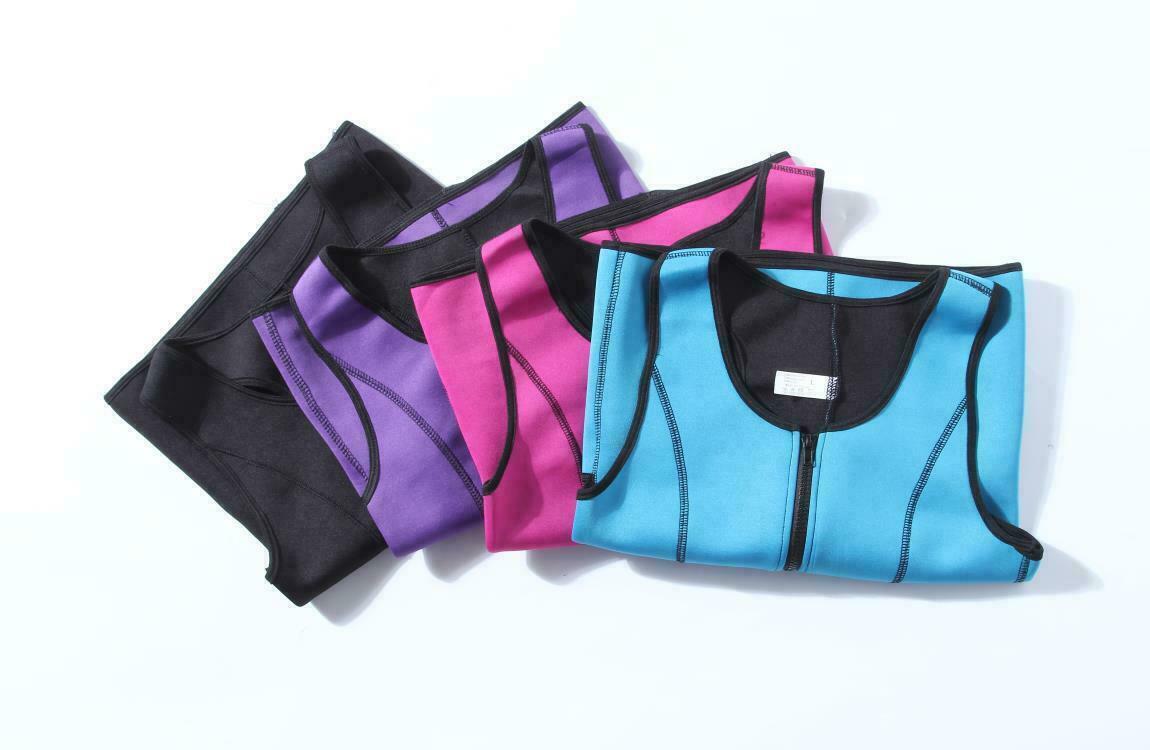 Women Body Shaper Sweat Sauna Waist Trainer Slimming Cincher Corset Shapewear US
