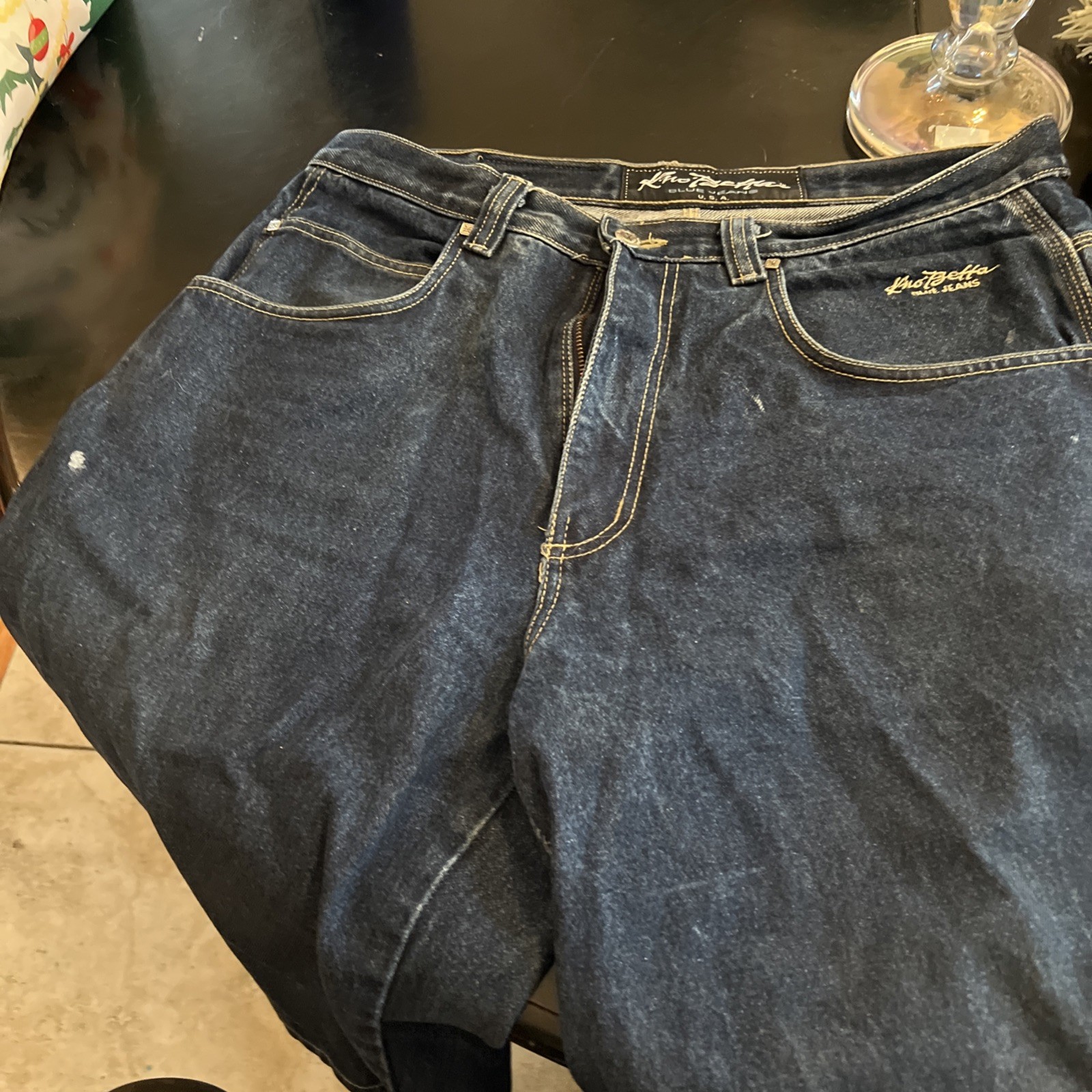VINTAGE Kno Betta Shorts 34 Mens Gray Savvy Denim Casual Jeans Carpenter Baggy