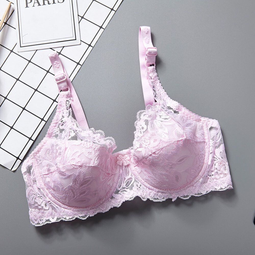 Feminized Lady Bras Push Up Bra Sexy Lingerie Lace Underwire Brassiere Intimates