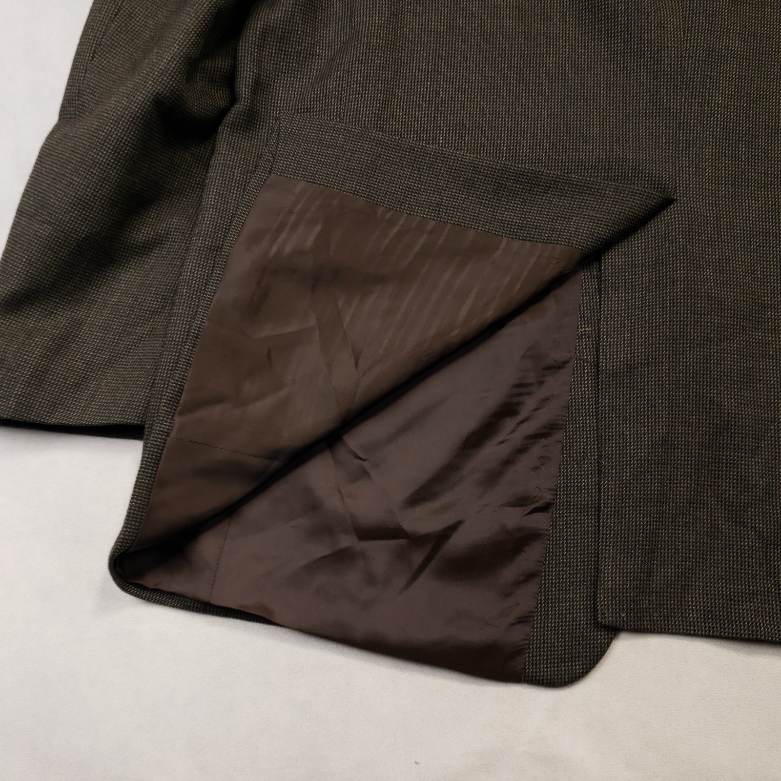 Lauren Ralph Lauren Sport Coat Mens 48L Wool Tic Weave Two Button Single Vented