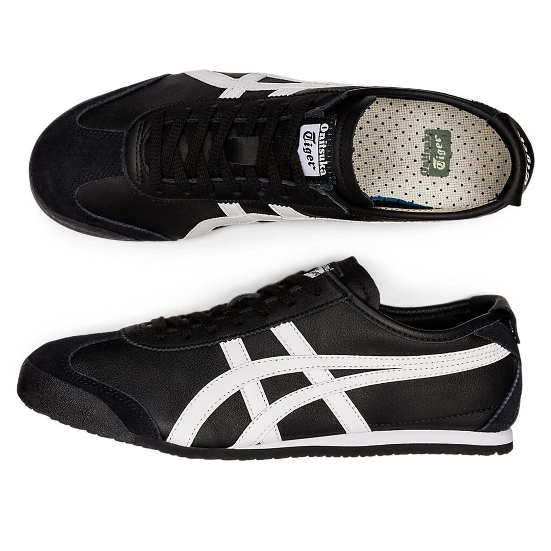 New Onitsuka Tiger Mexico 66 BLACK WHITE Unisex Sneaker 1183C102-001