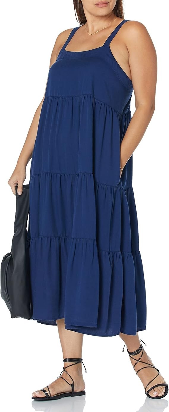 The Drop Women Britt Dress Navy – Size XXS *NEW w/ Tag*