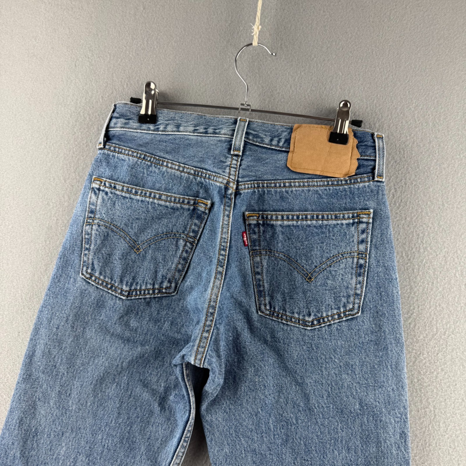 Vintage Levis Jeans Mens 28×32 (Fits 27×31) 501 Straight Button Fly Y2K 2002