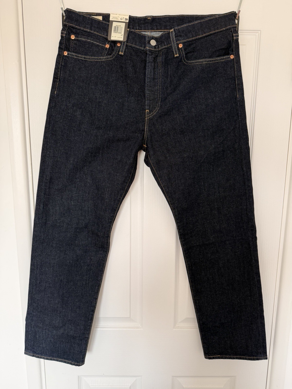 Levi’s 502 Taper Jeans – Dark Indigo Raw Denim – W36 L30 – New With Tags