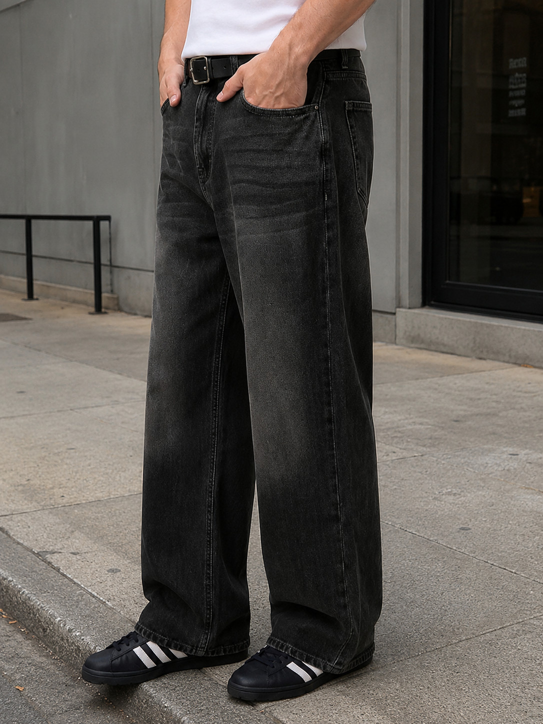 Vintage Y2k Baggy Bootcut Jeans Men