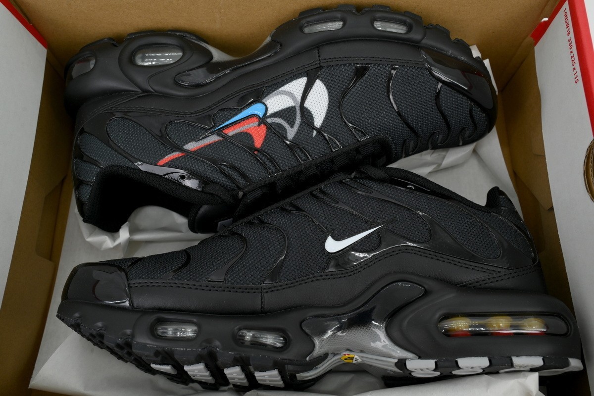 Multi Swoosh Black/Crimson Variation | Nike Air Max Plus Men’s FJ4224-001 Air 🥏