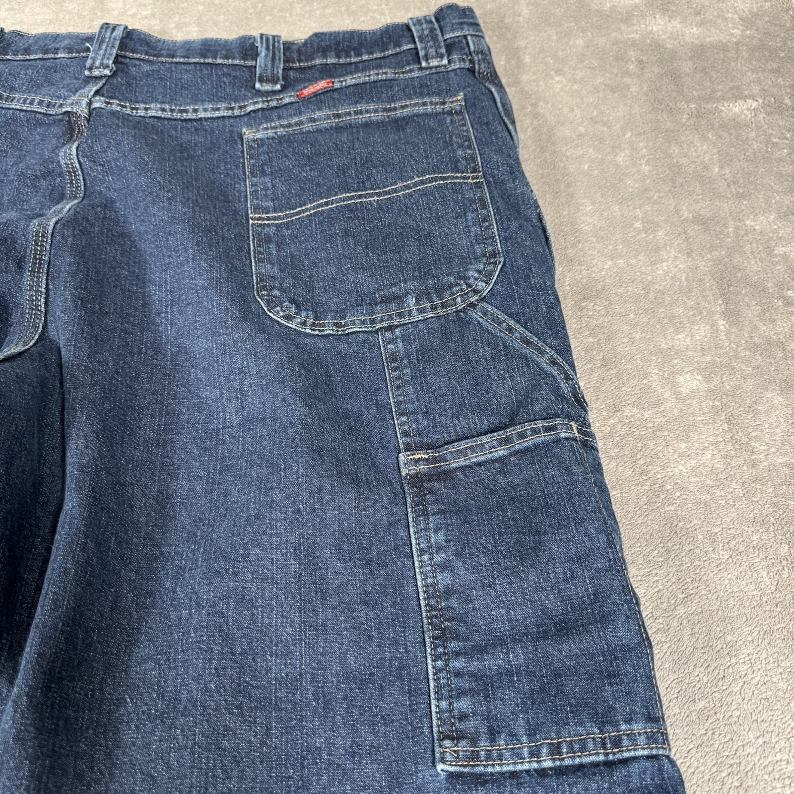 Wrangler Jeans Mens 44×32 Five Star Premium Carpenter Jeans Workwear