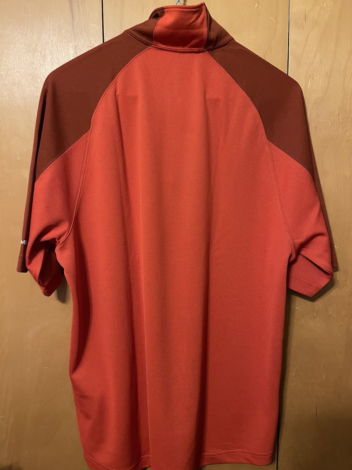 EDDIE BAUER PERFORMANCE ACTIVE COCONA RED SHORT SLEEVE POLO MENS SMALL